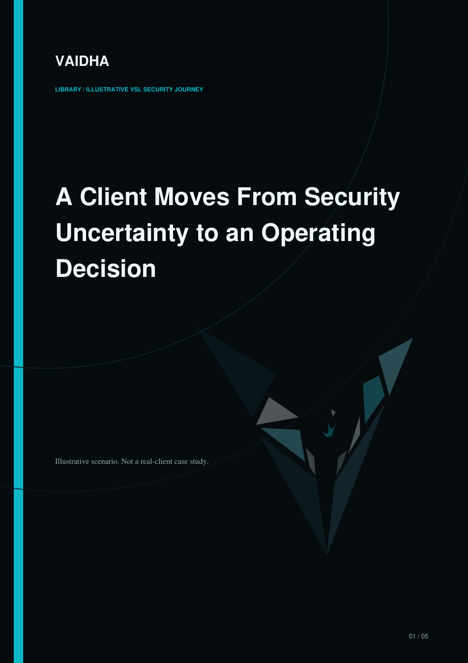 Cover preview for A Business Moves From Security Uncertainty to an Operating Decision