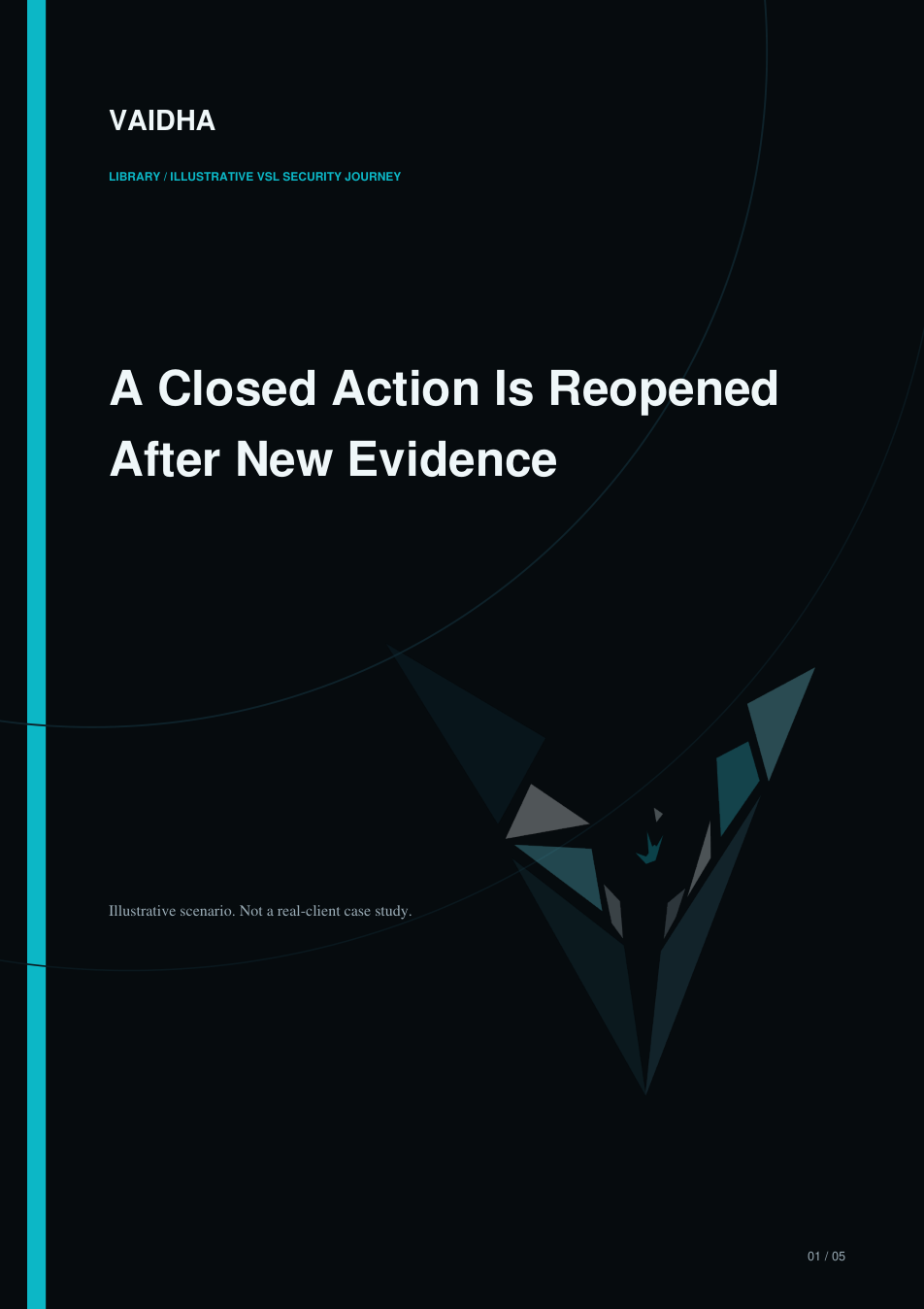 Cover preview for A Closed Action Is Reopened After New Evidence