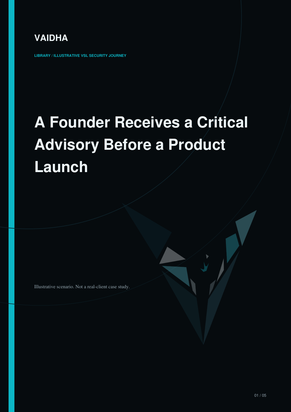 Cover preview for A Founder Receives a Critical Advisory Before a Product Launch