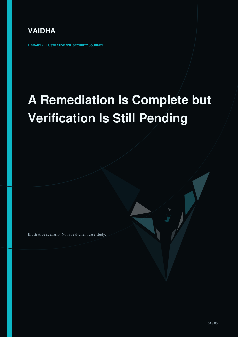 Cover preview for A Remediation Is Complete but Verification Is Still Pending