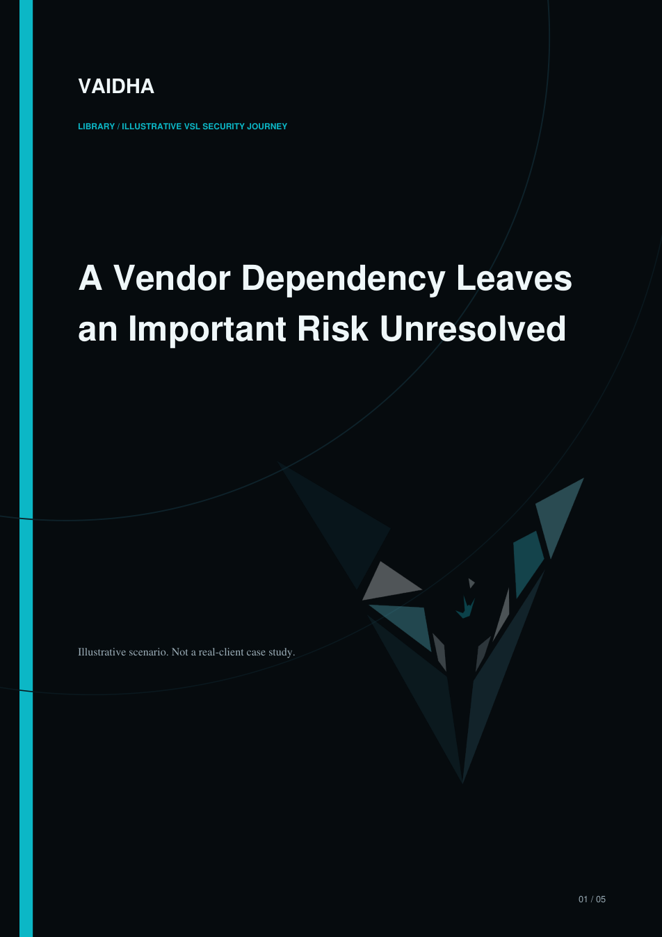 Cover preview for A Vendor Dependency Leaves an Important Risk Unresolved